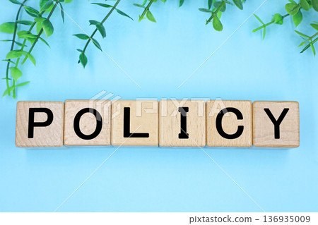 A block that says "Policy" A block that says "Policy" 136935009