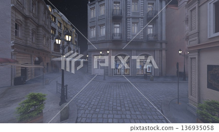 A city with cobblestones A city with cobblestones 136935058