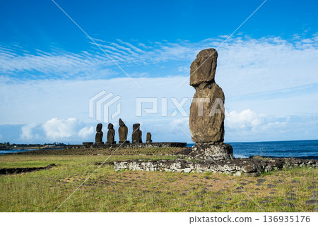 Ahu Tahai and Ahu Vai'uli, Moai at Tahai Ceremonial Village, Easter Island, November 2025 Ahu Tahai and Ahu Vai'uli, Moai at Tahai Ceremonial Village, Easter Island, November 2025 136935176