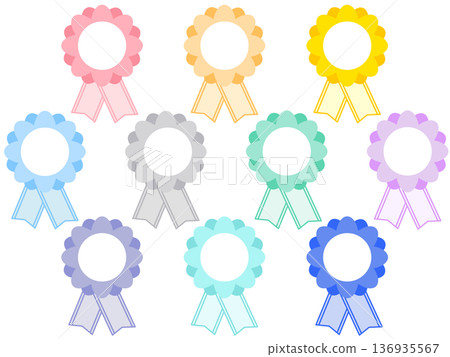 姓名牌 姓名牌 玫瑰花結徽章 花朵絲帶 多彩 10色 幼兒園慶祝儀式 姓名牌 姓名牌 玫瑰花結徽章 花朵絲帶 多彩 10色 幼兒園慶祝儀式 136935567