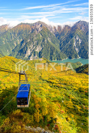 Tateyama Kurobe Alpine Route, Daikanbo Ropeway and Lake Kurobe, Toyama Prefecture 136935939