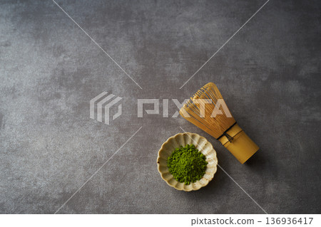 日本抹茶圖片 日本抹茶圖片 136936417