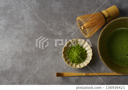 Japanese matcha image 136936421