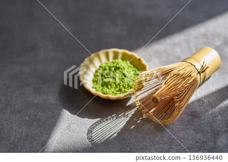 日本抹茶圖片 日本抹茶圖片 136936440