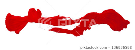 red brush isolated on transparent background red watercolor red brush isolated on transparent background red watercolor 136936598