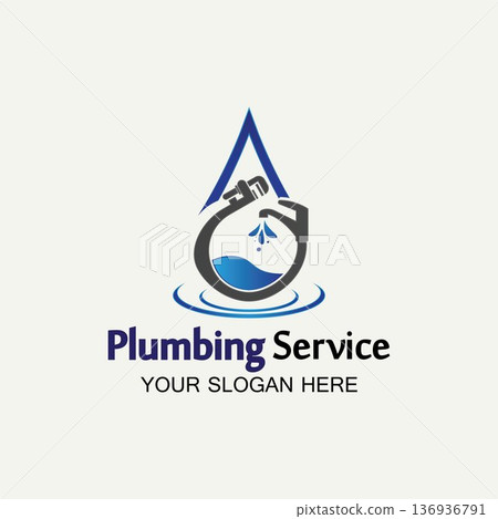 Plumbing Service Logo icon vector illustration design Template.Plumbing logo.Plumbing service icon logo creative vector illustrattion Plumbing Service Logo icon vector illustration design Template.Plumbing logo.Plumbing service icon logo creative vector illustrattion 136936791