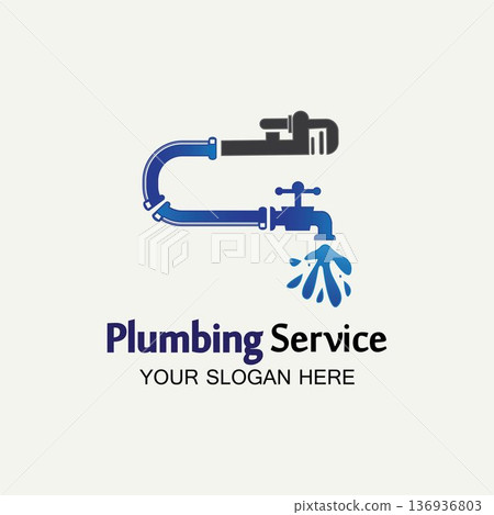 Plumbing Service Logo icon vector illustration design Template.Plumbing logo.Plumbing service icon logo creative vector illustrattion Plumbing Service Logo icon vector illustration design Template.Plumbing logo.Plumbing service icon logo creative vector illustrattion 136936803