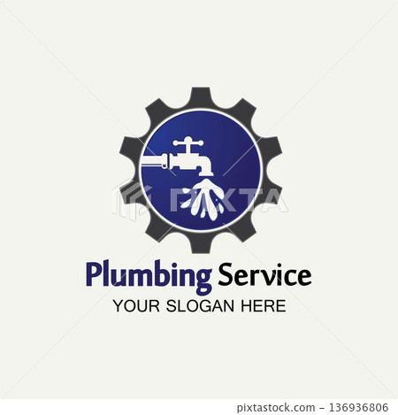 Plumbing Service Logo icon vector illustration design Template.Plumbing logo.Plumbing service icon logo creative vector illustrattion Plumbing Service Logo icon vector illustration design Template.Plumbing logo.Plumbing service icon logo creative vector illustrattion 136936806