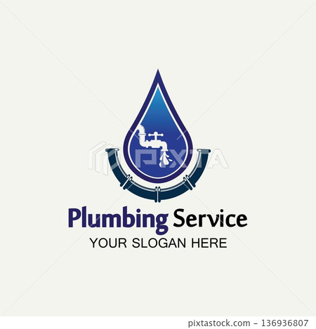 Plumbing Service Logo icon vector illustration design Template.Plumbing logo.Plumbing service icon logo creative vector illustrattion Plumbing Service Logo icon vector illustration design Template.Plumbing logo.Plumbing service icon logo creative vector illustrattion 136936807