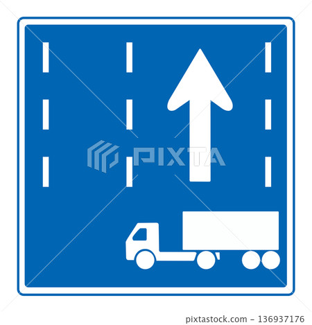 Regulatory signs: Expressway national highway traffic division for towing vehicles Regulatory signs: Expressway national highway traffic division for towing vehicles 136937176