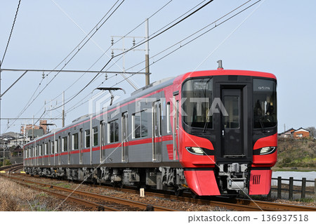 新型9500系列列車9528次,運行於名鐵阪神原線 新型9500系列列車9528次,運行於名鐵阪神原線 136937518