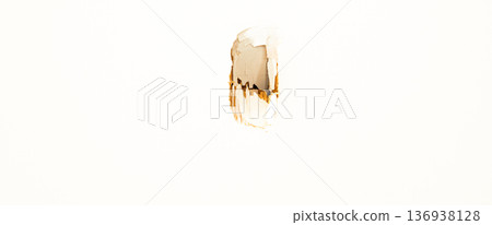 Image of a cracked hole in a white door Image of a cracked hole in a white door 136938128