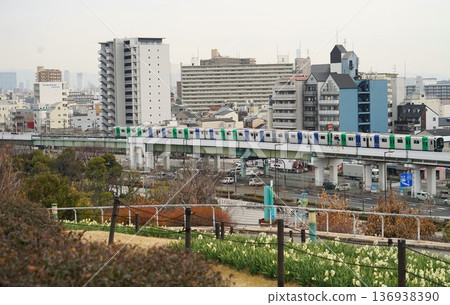 Scenery around Asashiobashi Station on the Osaka Metro Chuo Line Scenery around Asashiobashi Station on the Osaka Metro Chuo Line 136938390