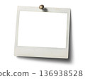 Old Polaroid photo frame for compositing images 136938528