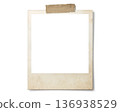 Old Polaroid photo frame for compositing images 136938529
