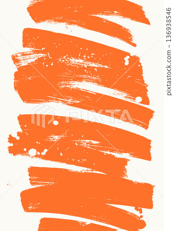 Bold Orange Brush Strokes Abstract Background Bold Orange Brush Strokes Abstract Background 136938546