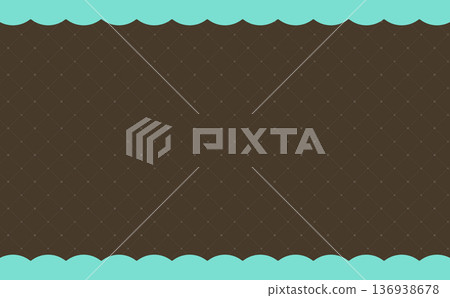 Chocolate mint color cute checkered pattern and frame 1_horizontal Chocolate mint color cute checkered pattern and frame 1_horizontal 136938678