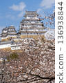 Himeji Castle and cherry blossoms in spring in Himeji City, Hyogo Prefecture Himeji Castle and cherry blossoms in spring in Himeji City, Hyogo Prefecture 136938844