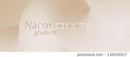 Elegant nacre gradient abstract background 136938917