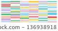 Abstract colorful barcode pattern with stripes 136938918
