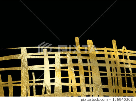 Golden Abstract Grid Pattern Background Golden Abstract Grid Pattern Background 136940308