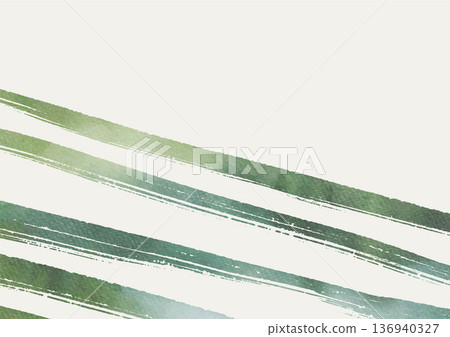Green Watercolor Brush Stripe Pattern vector Green Watercolor Brush Stripe Pattern vector 136940327