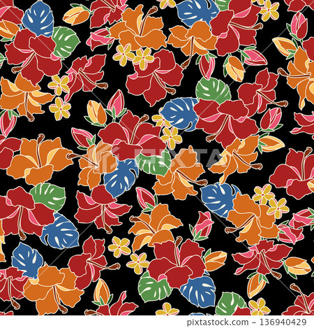 芙蓉紡織圖案非常適合阿囉哈襯衫， 136940429