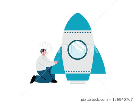 商人正在組裝火箭 136940767