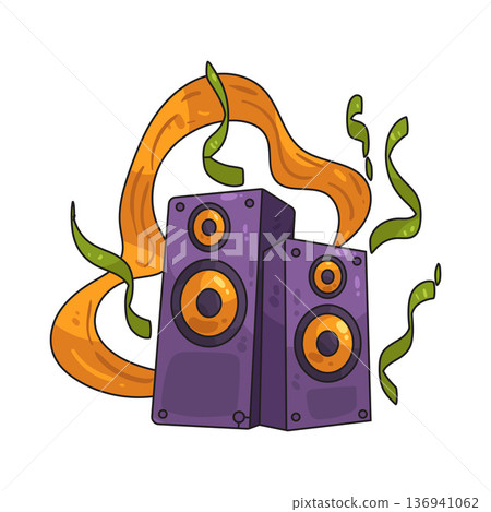 Illustration of Music Party 136941062