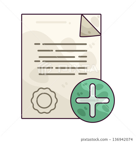 Illustration of Page Add Illustration of Page Add 136942074
