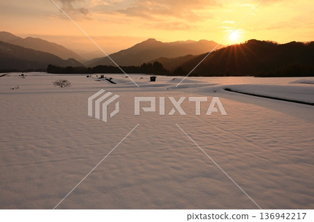 凱達梯田的雪景 13 凱達梯田的雪景 13 136942217