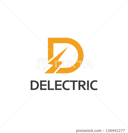 initial d electric energy logo vector template initial d electric energy logo vector template 136942277
