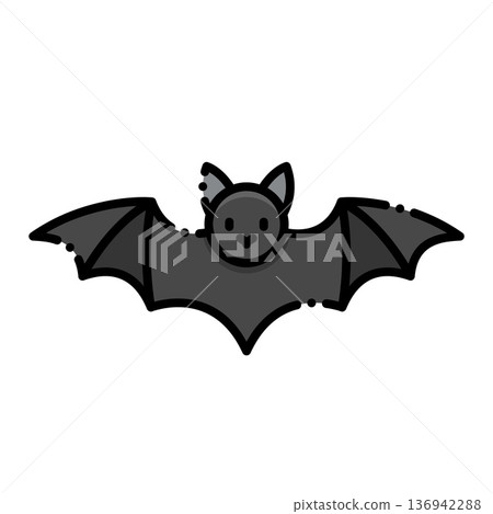 A cute gray bat, Zhang Kaiwing's facial expression and skin are healed! Suitable for Mansheng Festival, animal or night design. Color changeable, limited release 136942288