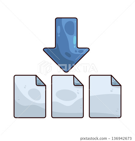 Illustration of Multi Download 136942673