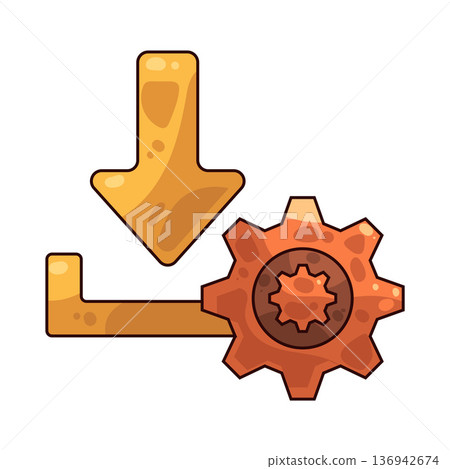 Illustration of Auto Download Illustration of Auto Download 136942674