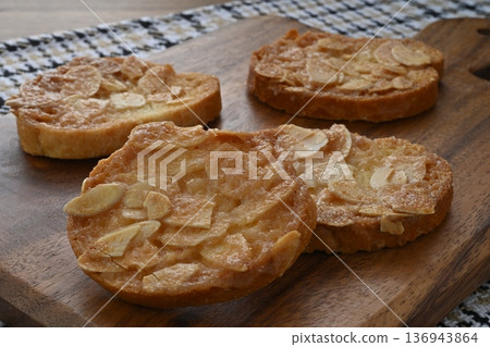 caramel almond rusk 136943864