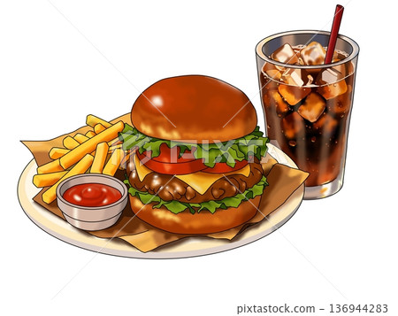 漢堡包 136944283