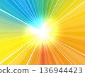 背景插圖為放射狀閃耀的集中線條 136944423