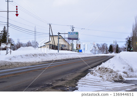 Winter Hokkaido Miyama Pass National Route 237 136944651