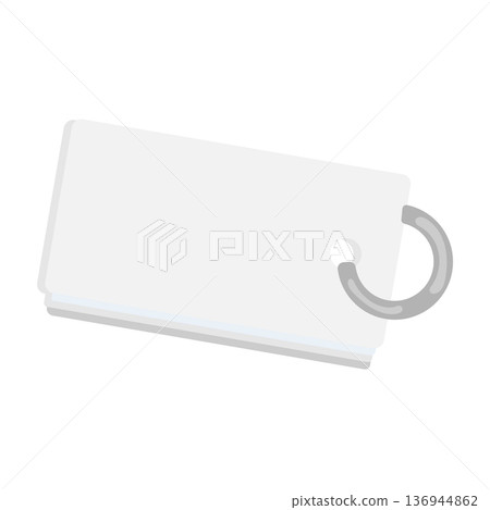 單字卡片和詞彙書的插圖 136944862