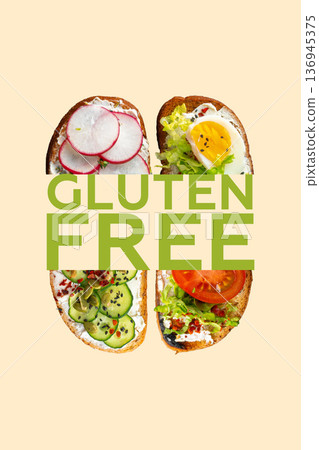 Enjoying gluten free food options for a happy Easter celebration with friends and family Enjoying gluten free food options for a happy Easter celebration with friends and family 136945375
