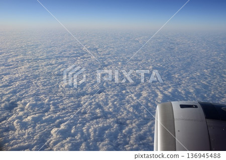 Landscape seen from an airplane Landscape seen from an airplane 136945488
