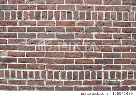Background material, brick wall 136945489