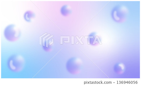 Abstract background material of pastel gradient and blurred circles Abstract background material of pastel gradient and blurred circles 136946056