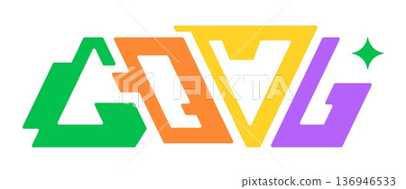 Vintage Y2K groovy cool sticker or funky tag. Vintage cool vector sticker, Y2K 2000s tag. Retro 90s patch or funky nostalgic label with abstract futuristic colorful typography Vintage Y2K groovy cool sticker or funky tag. Vintage cool vector sticker, Y2K 2000s tag. Retro 90s patch or funky nostalgic label with abstract futuristic colorful typography 136946533