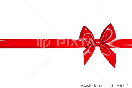 silicone latex bow on a transparent background silicone latex bow on a transparent background 136946735