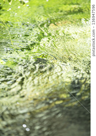 Fresh greenery in the forest, clear streams, and eco-friendly imagery - Jizo Falls Fountain Fresh greenery in the forest, clear streams, and eco-friendly imagery - Jizo Falls Fountain 136947596