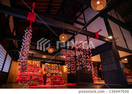 Spring Hinamatsuri at Futagawajuku Honjin Museum (Toyohashi City, Aichi Prefecture) 136947698