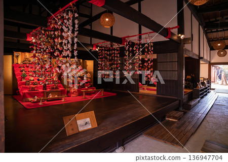 Spring Hinamatsuri at Futagawajuku Honjin Museum (Toyohashi City, Aichi Prefecture) 136947704
