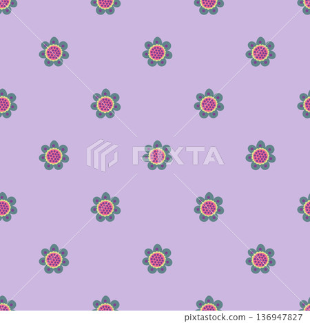 Minimal Daisy Dot Layout Print 136947827